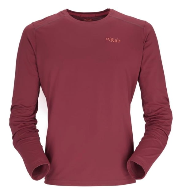 Rab Force Long Sleeve Tee - Men's Oxblood Red Small