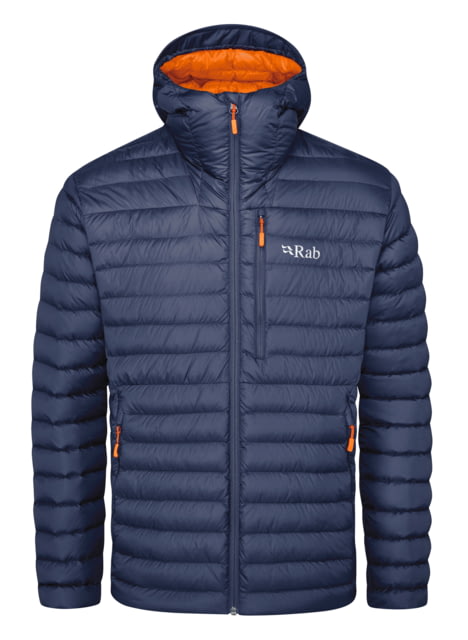 Rab Microlight Alpine Jacket – Men’s Deep Ink/Marmalade Extra Large