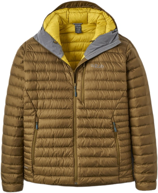 Rab Microlight Alpine Jacket – Men’s Oak Large Rab Microlight Alpine Jacket – Men’s Oak Large