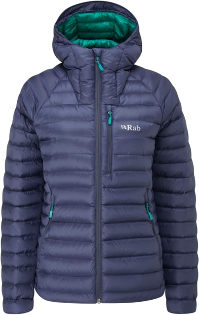 Rab Microlight Alpine Jacket - Women's 14 UK Deep Ink/Atlantis