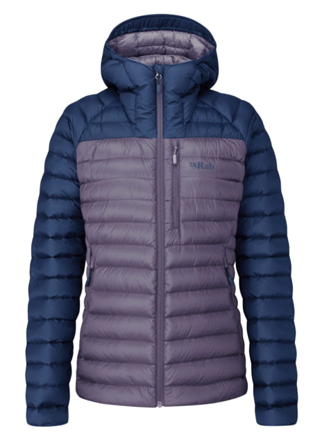 Rab Microlight Alpine Jacket - Women's Patriot Blue/Purple Sage 16