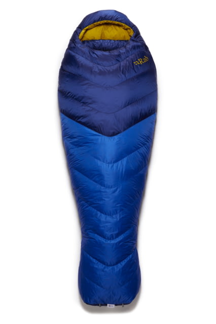 Rab Neutrino 400 Sleeping Bag Nightfall Blue Right Zip