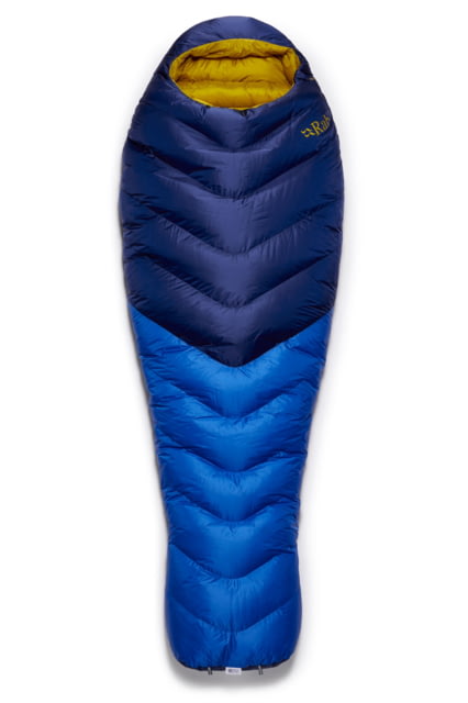 Rab Neutrino 600 Sleeping Bag Nightfall Blue Long Left Zip