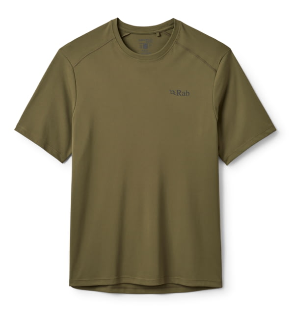 Rab Rab Force Tee - Men's Olive Medium - $50.00 at CampSaver.com