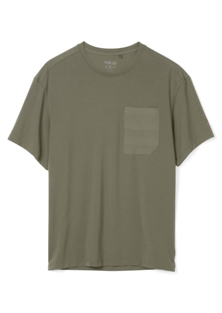 Rab Rab Rivelin Pocket Tee - Men's Light Khaki Large - $50.00 at CampSaver.com