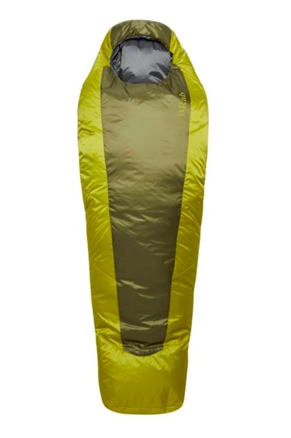 Rab Solar Eco 0 Sleeping Bag Chlorite Green Regular Right Zip QSS-13-CHG-REG-Right Zip