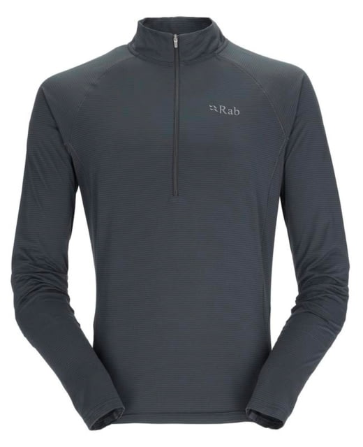 Rab Rab Sonic Long Sleeve Zip - Men's Beluga Large