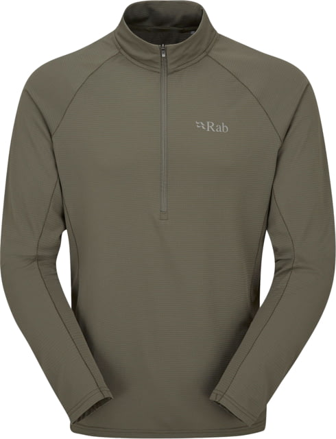 Rab Rab Sonic Long Sleeve Zip - Men's Light Khaki Medium
