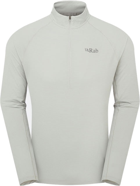 Rab Rab Sonic Long Sleeve Zip - Men's Light Zinc Extra Large
