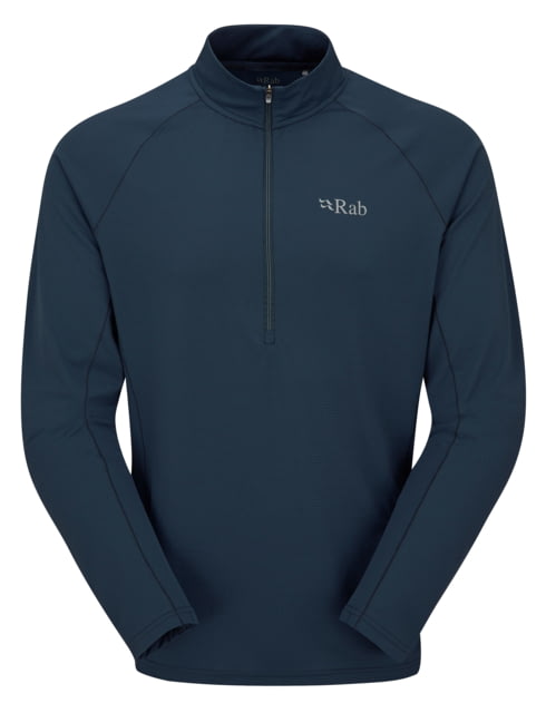 Rab Rab Sonic Long-Sleeve Zip - Men's Tempest Blue Extra Large