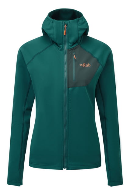 Rab Superflux Hoody - Women's Atlantis/Pine Size 10
