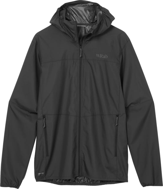Rab Rab Windgather Hooded Jacket - Men's Black Large