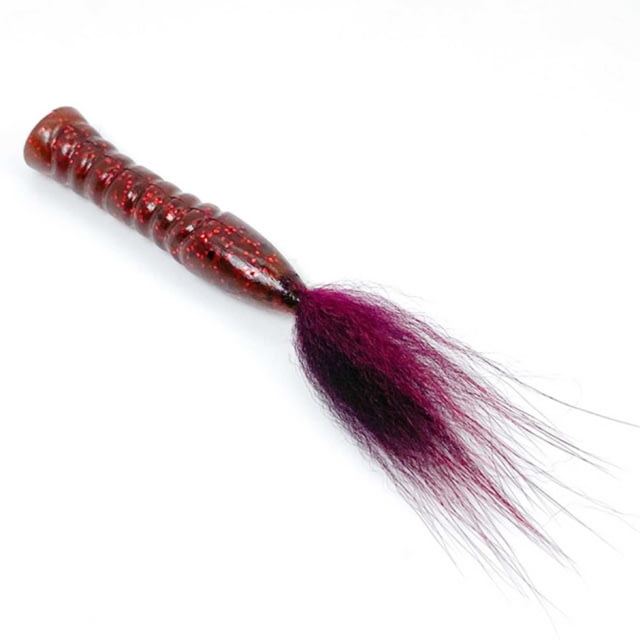 Rabid Baits Fox Tail Ned Rig Bait 3in Monster Ruby Red