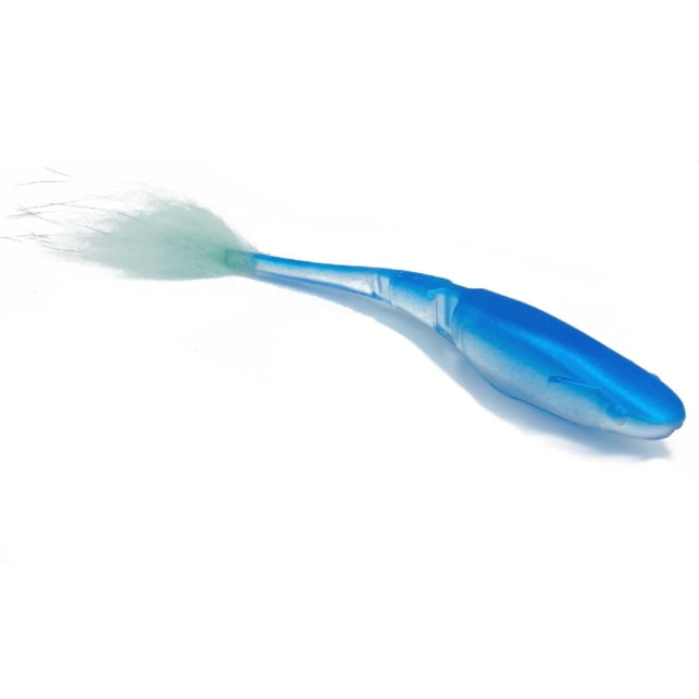 Rabid Baits Rab-Shad Soft Jerk Bait 6in Blue Ghost.