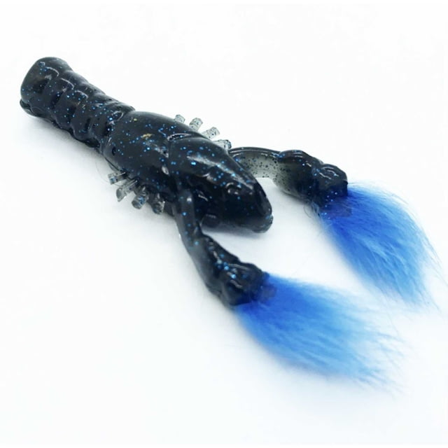 Rabid Baits Rabid Craw Crayfish 3in Black and Blue