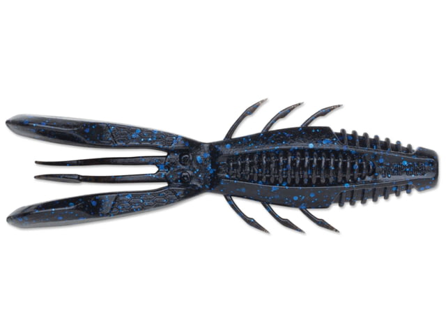 Rapala CrushCity Bronco Bug 6 Pack Black Blue Flake 4in