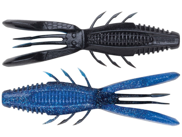 Rapala CrushCity Bronco Bug 6 Pack Black N Blue 4in