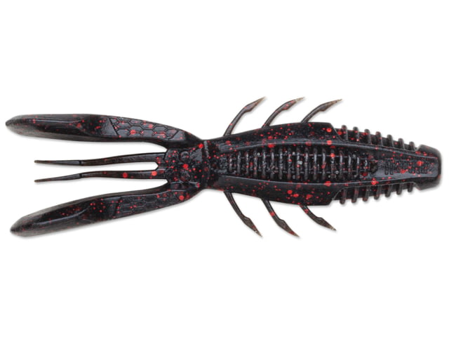 Rapala CrushCity Bronco Bug 6 Pack Black Red Flake 4in