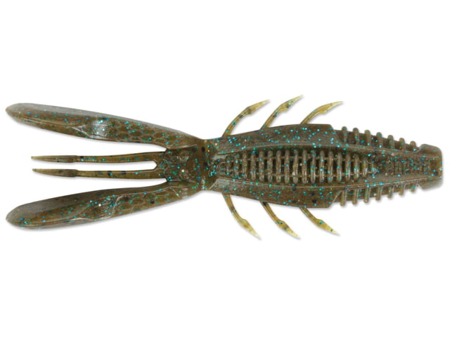 Rapala CrushCity Bronco Bug 6 Pack Green Pumpkin Blue 4in
