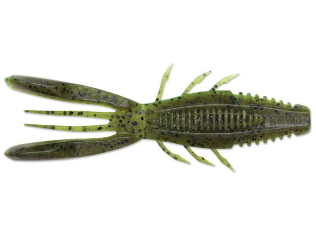 Rapala CrushCity Bronco Bug 6 Pack Green Pumpkin Chartreuse Pepper 4in