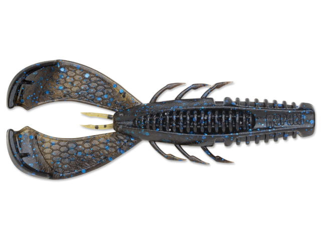 Rapala Rapala CrushCity Cleanup Craw 7 Pack Black Blue Green Pumpkin 3-1/2in