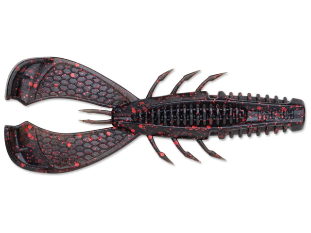 Rapala Rapala CrushCity Cleanup Craw 7 Pack Black Red Flake 3-1/2in