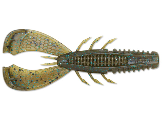 Rapala Rapala CrushCity Cleanup Craw 7 Pack Green Pumpkin Blue 3-1/2in