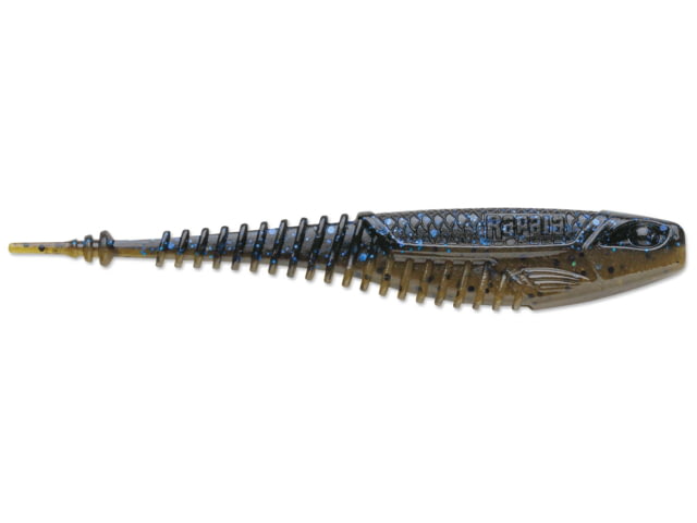 Rapala Rapala CrushCity Freeloader 6 Pack Black Blue Green Pumpkin 4-1/4in