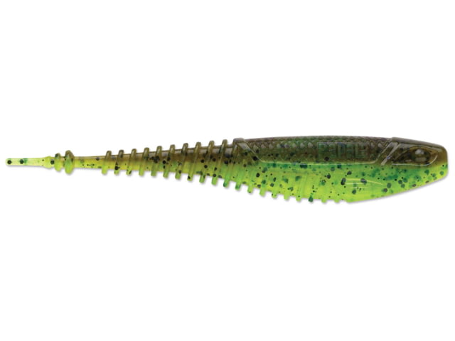 Rapala Rapala CrushCity Freeloader 6 Pack Green Pumpkin Chartreuse Pepper 4-1/4in