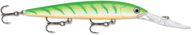 Rapala Down Deep Husky Jerk 14 Lure Green Tiger UV