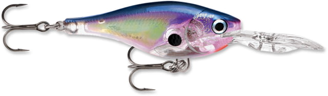 Rapala Rapala Glass Shad Rap Crankbait 2ft 5/16 oz Suspending Glass Purple Shad