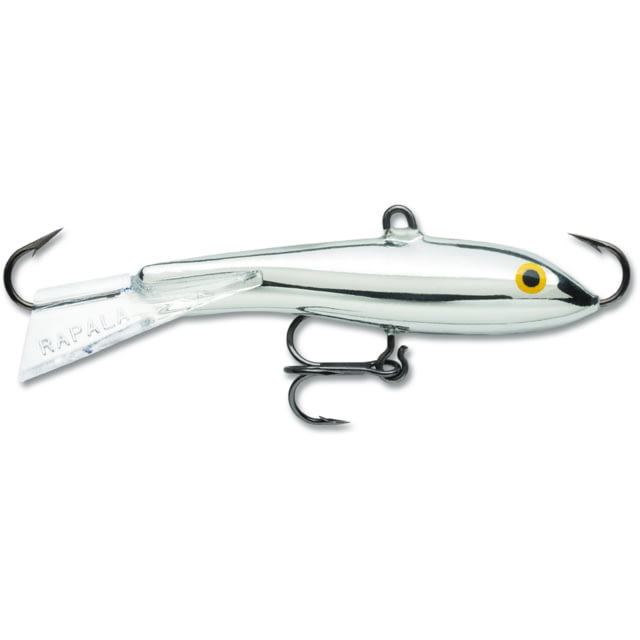 Rapala Jigging Rap 1 1/2" 3/16oz #12 Hook Pure Chrome