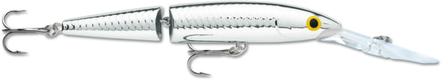 Rapala Jointed Deep Husky Jerk Suspending Pure Chrome 4 3/4in 1/2oz