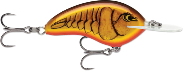 Rapala Rapala OG Deep Tiny 07 5/16 oz 7' Depth Two #5 Treble Hooks Dark Brown Crawdad