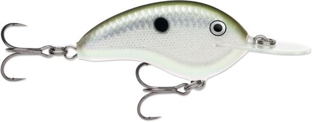 Rapala Rapala OG Deep Tiny 07 5/16 oz 7' Depth Two #5 Treble Hooks Green Gizzard Shad