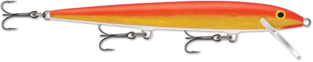Rapala Original Floater 18 Lure Gold Fluorescent Red