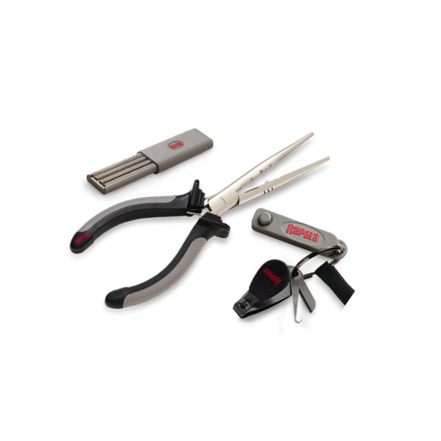 Rapala Combo Pack 6 1/2in Pliers / Jig Buster / Hook Sharpener / Clipper