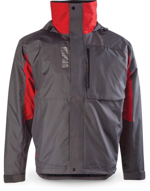 Rapala Rain Jacket Grey Red Large