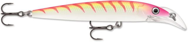 Rapala Scatter Rap Deep Husky Jerk 10 Pink Tiger UV 4in 3/8oz.