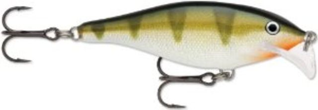 Rapala Scatter Rap Shad Crankbait 2 3/4in 1/4 oz Floating Yellow Perch