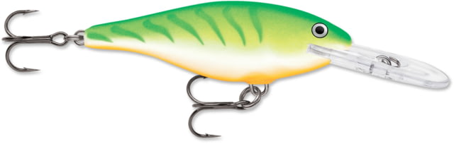 Rapala Shad Rap Crankbait 2in 3/16oz Green Tiger UV