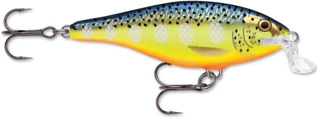Rapala Rapala Shallow Shad Rap Crankbait 3 1/2in 3/8 oz Floating Hot Steel