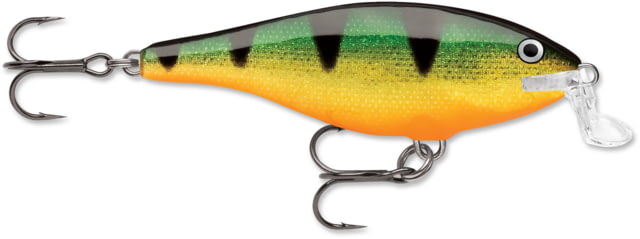 Rapala Shallow Shad Rap Crankbait 3 1/2in 3/8 oz Floating Perch