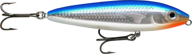 Rapala Skitter Walk Topwater Lure Floating Blue Mullet 7/16oz 3 1/8in