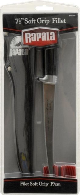 Rapala Soft Grip Fillet Knife with Sharpener 7.5in