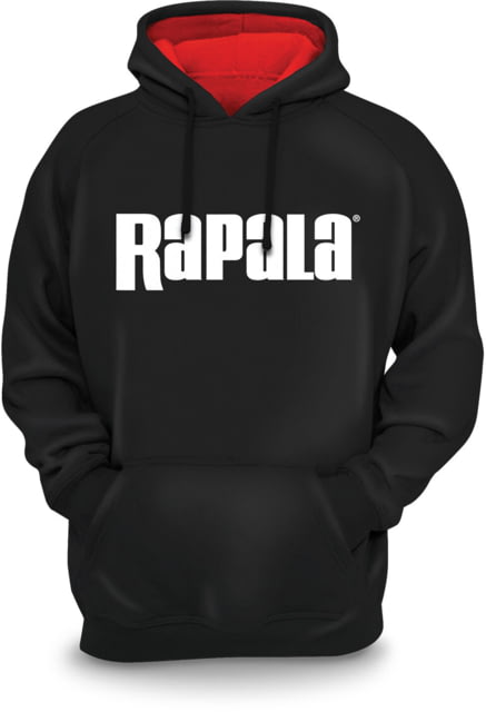 Rapala Sweatshirt Black Red Hood XL