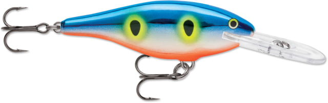 Rapala The Shad Rap Crankbait 2-1/2in 5-10ft 1/4oz Blue Eyes