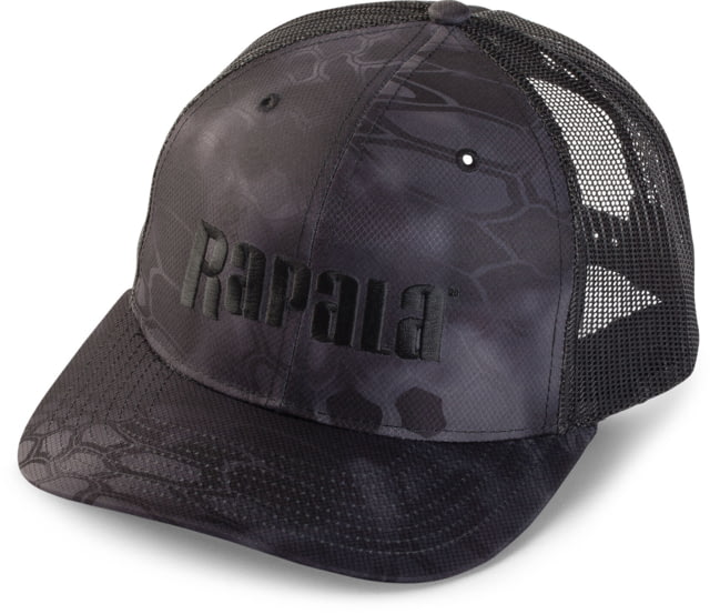 Rapala Trucker Cap Kryptek Typhoon Black/Black Mesh Center Logo