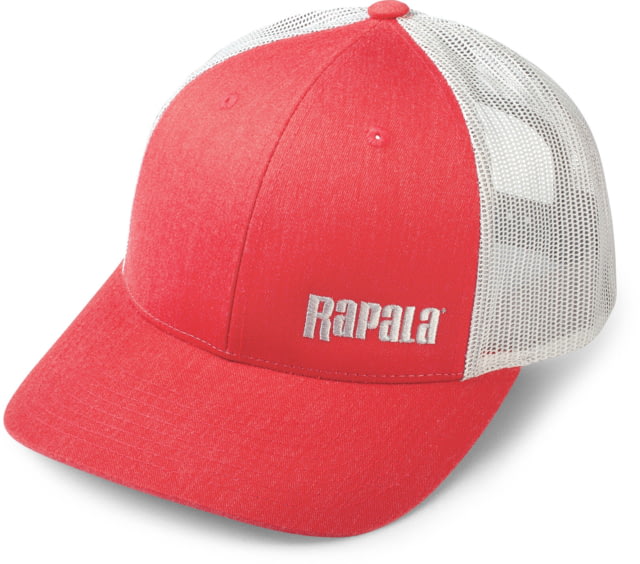Rapala Trucker Cap Low Profile Red / Grey Mesh Left Logo