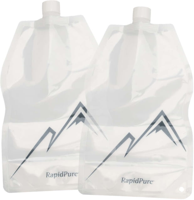 RapidPure 1.5L Collapsible Bottle 2pk Clear